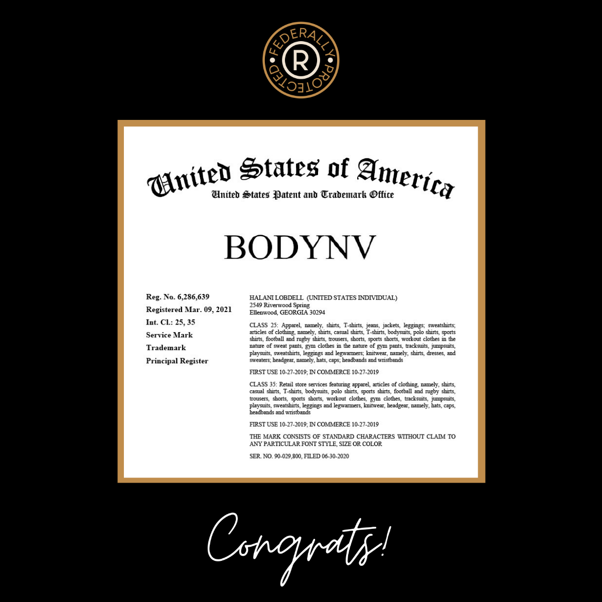BODYNV | Comprehensive Flat-Fee Federal Trademark Registration